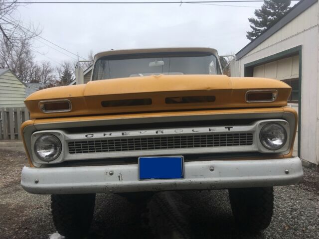 1966 Yellow/White Chevrolet C/K Pickup 2500 Standard Cab Pickup