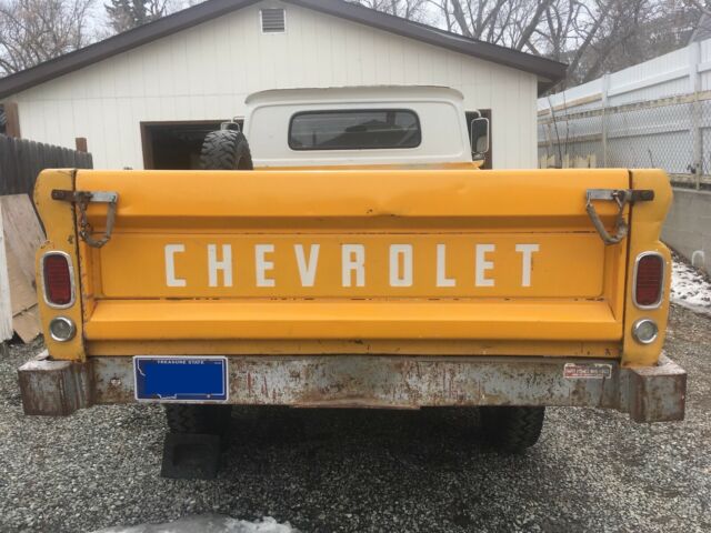 1966 Yellow/White Chevrolet C/K Pickup 2500 Standard Cab Pickup