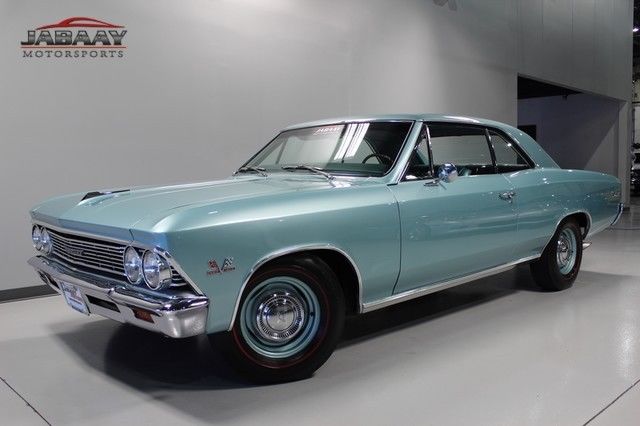 1966 Blue Chevrolet Malibu Coupe