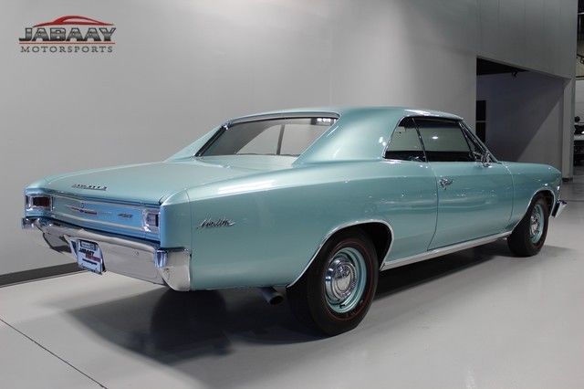 1966 Blue Chevrolet Malibu Coupe