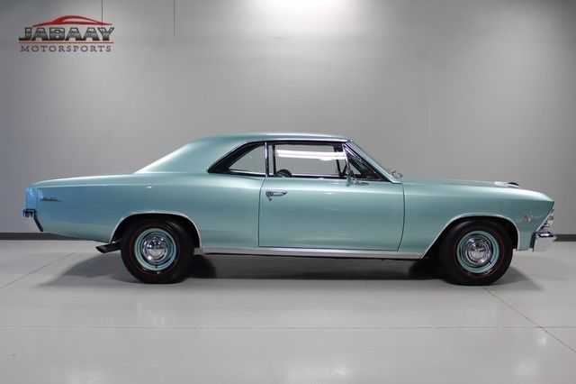 1966 Blue Chevrolet Malibu Coupe