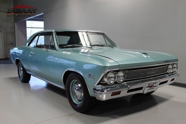 1966 Blue Chevrolet Malibu Coupe