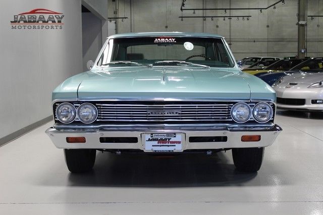 1966 Blue Chevrolet Malibu Coupe