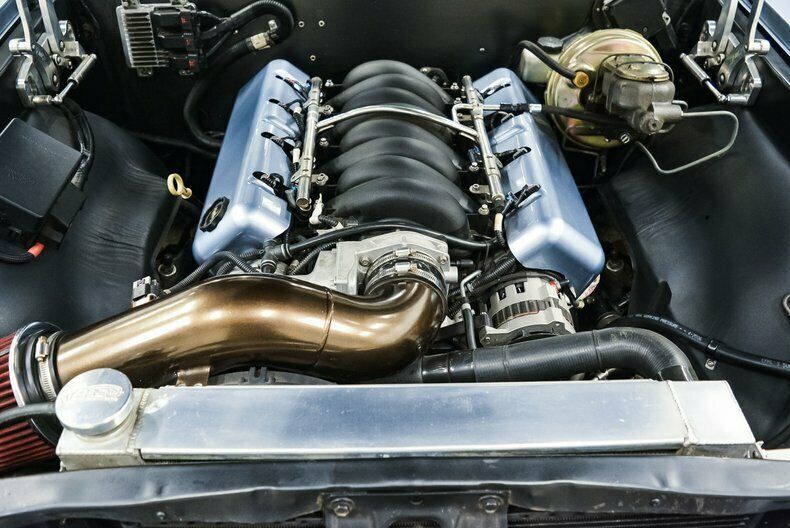 1966 Blue Chevrolet Malibu Coupe