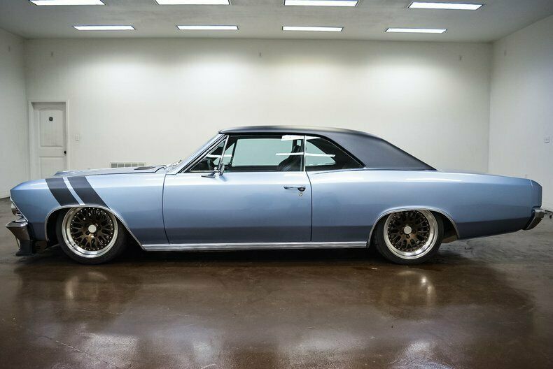 1966 Blue Chevrolet Malibu Coupe