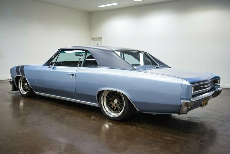 1966 Blue Chevrolet Malibu Coupe