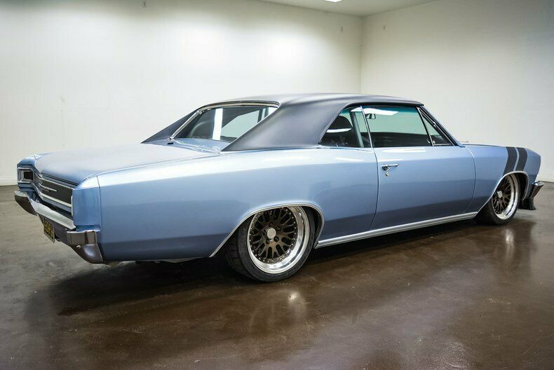 1966 Blue Chevrolet Malibu Coupe