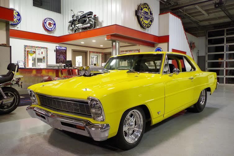 1966 Dark Red Metallic Chevrolet Nova