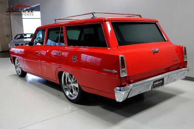 1966 Red Chevrolet Nova Wagon