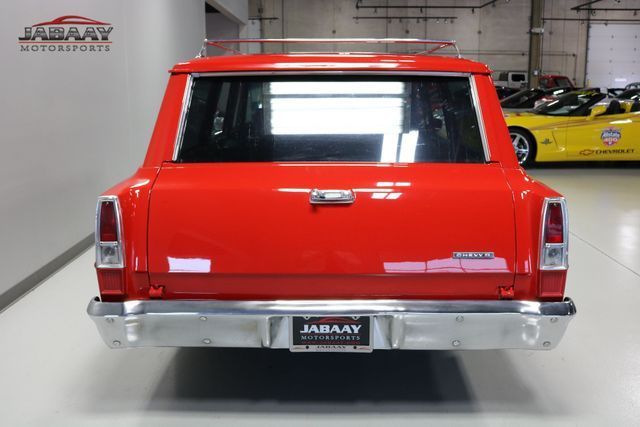 1966 Red Chevrolet Nova Wagon