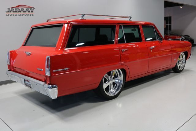1966 Red Chevrolet Nova Wagon