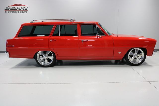 1966 Red Chevrolet Nova Wagon
