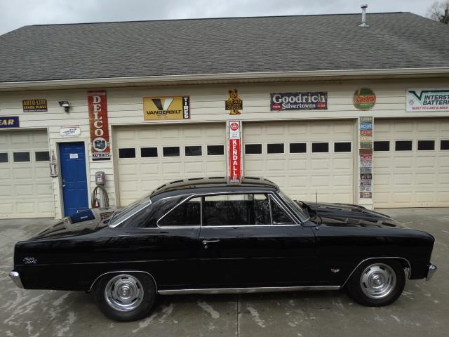 1966 Black Chevrolet Nova --