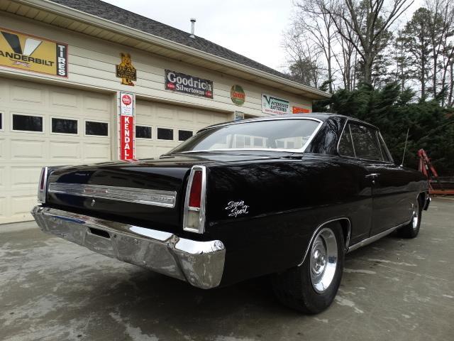 1966 Black Chevrolet Nova --