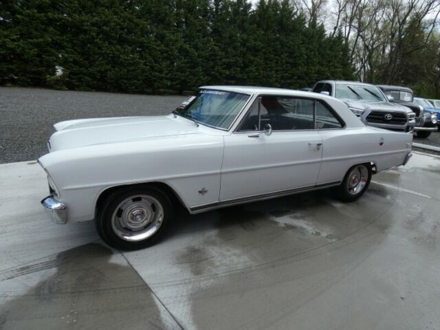 1966 White Chevrolet Nova Coupe