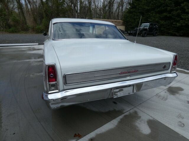 1966 White Chevrolet Nova Coupe