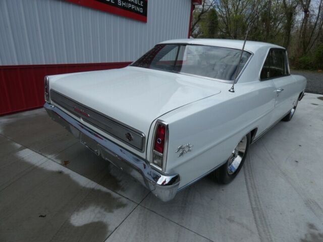 1966 White Chevrolet Nova Coupe