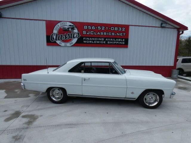 1966 White Chevrolet Nova Coupe