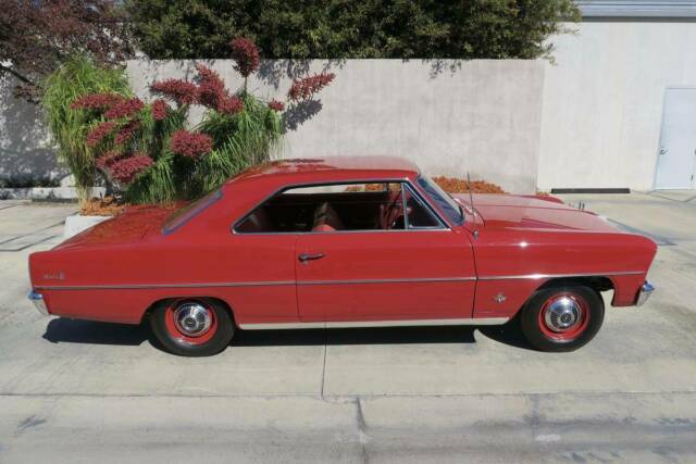 1966 Red Chevrolet Nova Hardtop
