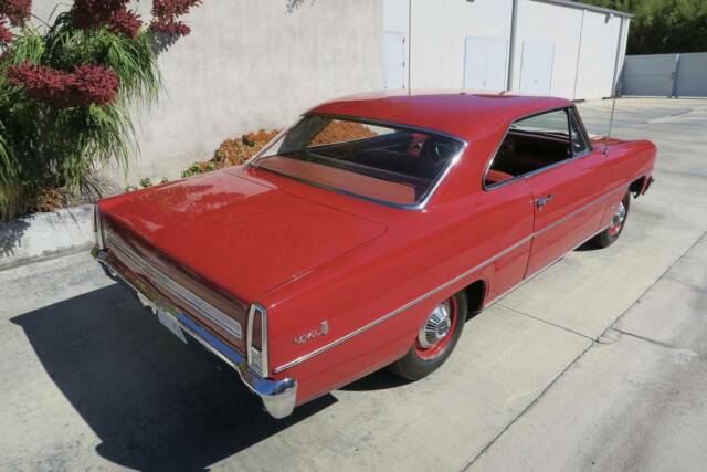 1966 Red Chevrolet Nova Hardtop