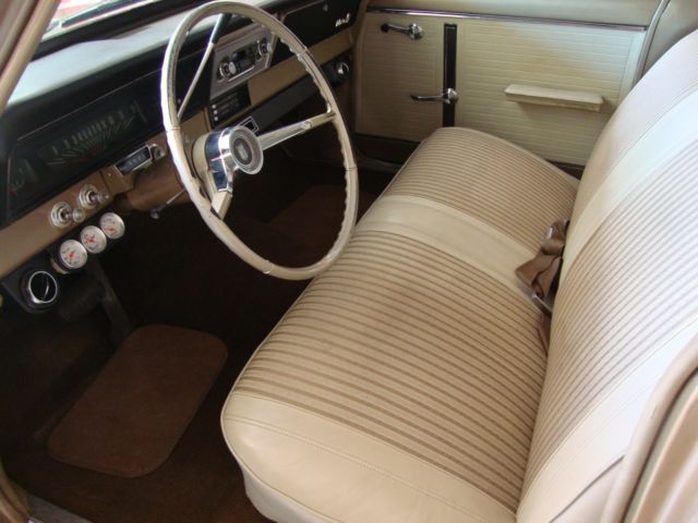 1966 Gold Chevrolet Nova Sedan