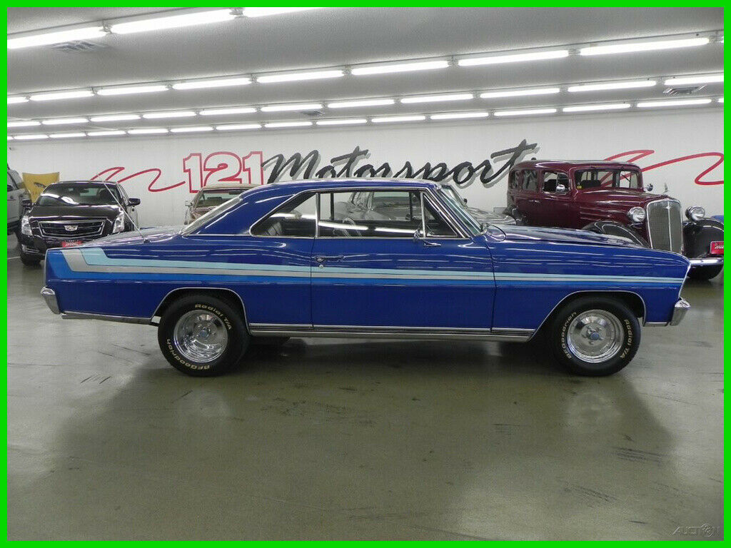 1966 Blue Chevrolet Nova
