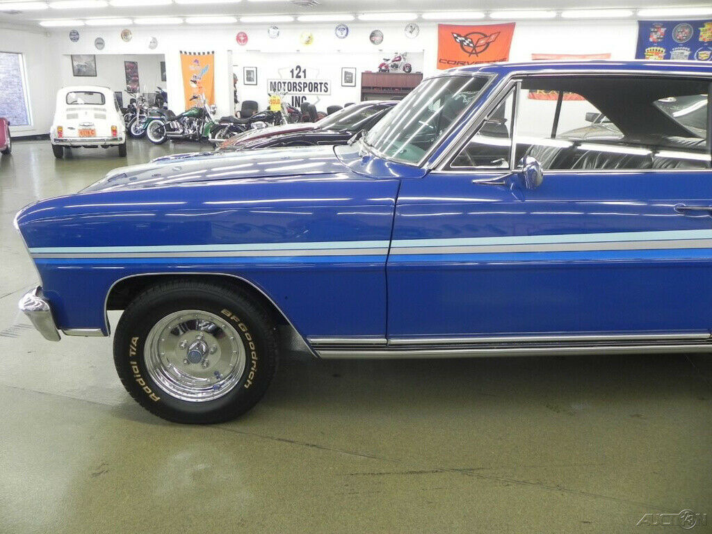 1966 Blue Chevrolet Nova