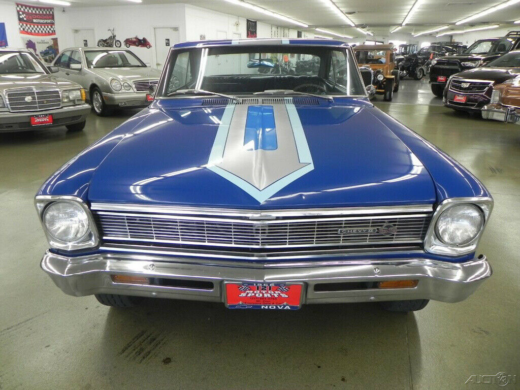 1966 Blue Chevrolet Nova
