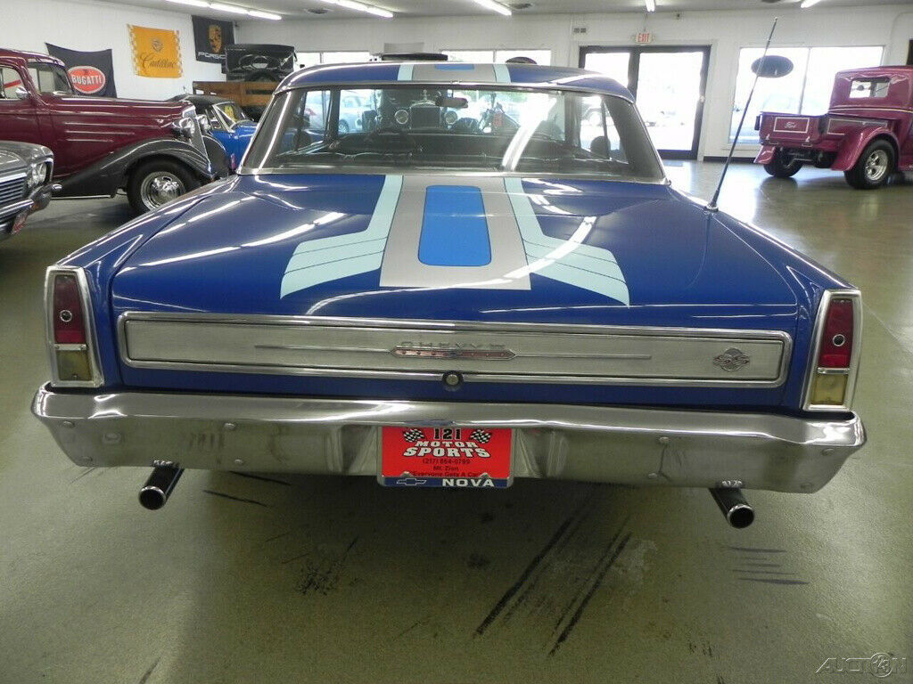 1966 Blue Chevrolet Nova
