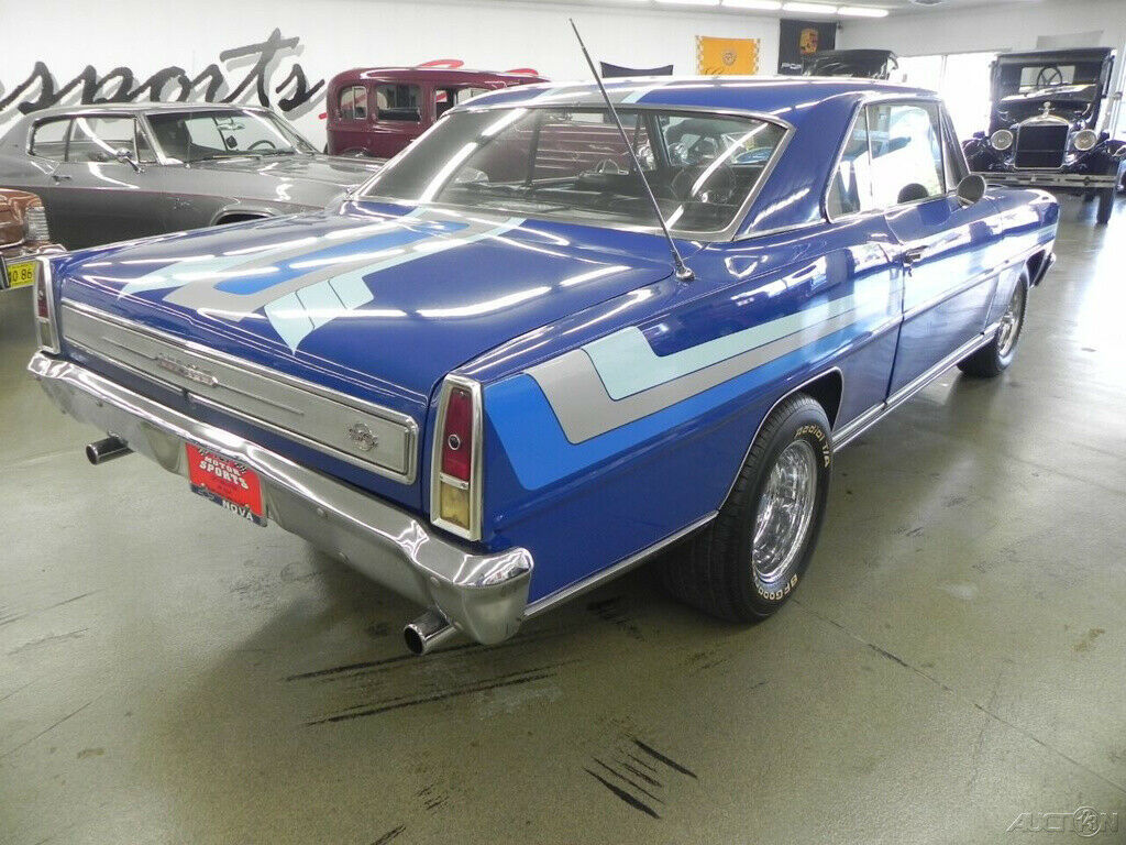 1966 Blue Chevrolet Nova
