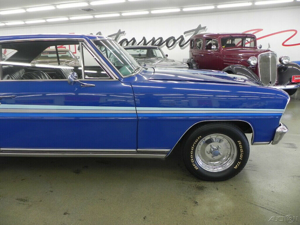 1966 Blue Chevrolet Nova