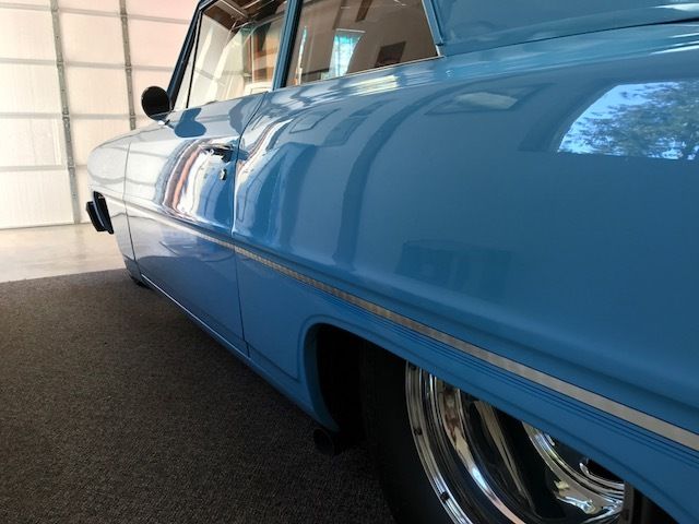 1966 Blue Chevrolet Nova Sedan