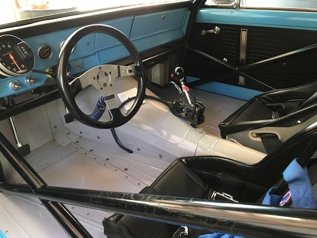 1966 Blue Chevrolet Nova Sedan