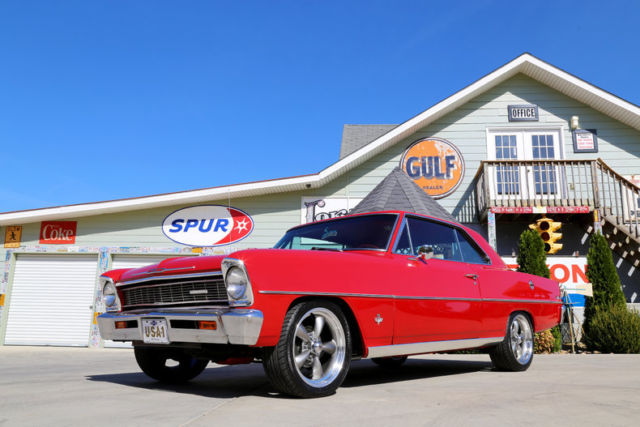 1966 Red Chevrolet Nova --