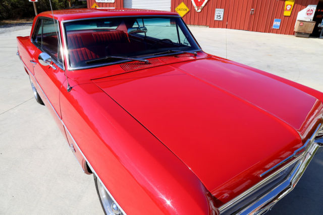 1966 Red Chevrolet Nova --
