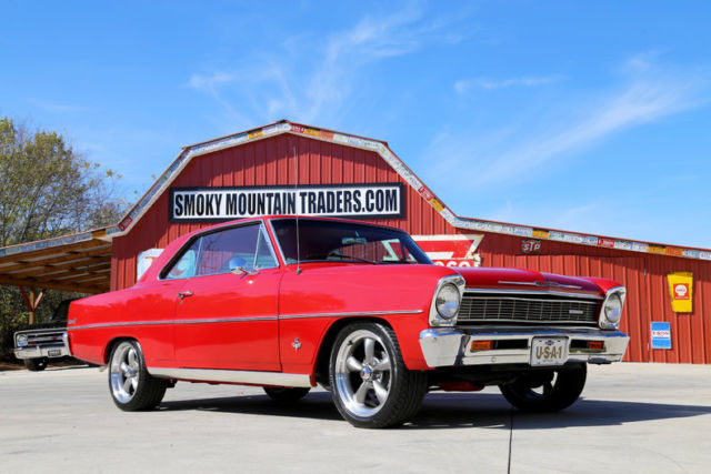 1966 Red Chevrolet Nova --