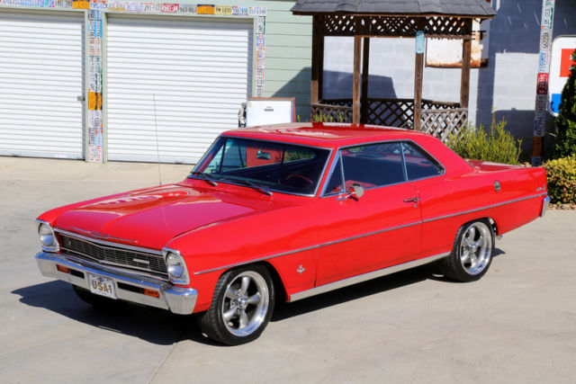 1966 Red Chevrolet Nova --