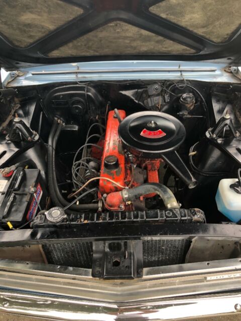 1966 Blue Chevrolet Nova Sedan