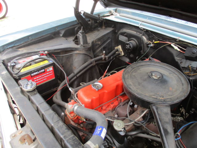 1966 Silver Blue Chevrolet Nova Sedan