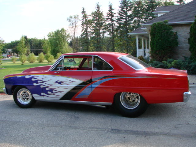 1966 Blue Chevrolet Nova