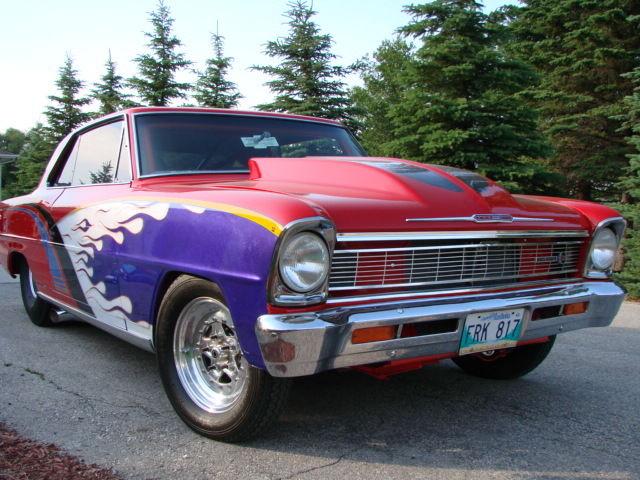 1966 Blue Chevrolet Nova