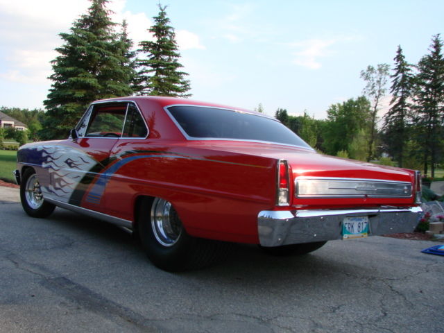 1966 Blue Chevrolet Nova