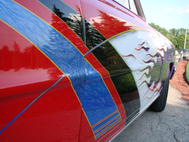 1966 Blue Chevrolet Nova