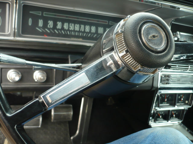 1966 Blue Chevrolet Impala Convertible