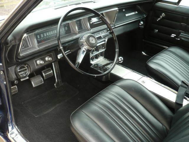 1966 Blue Chevrolet Impala Convertible