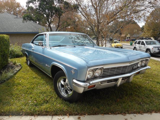 1966 Blue Chevrolet Impala Coupe