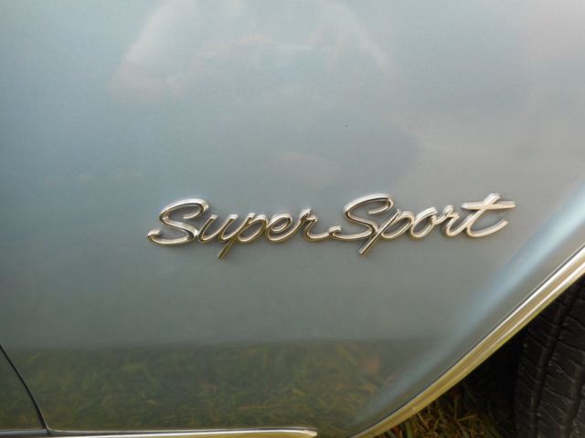 1966 Blue Chevrolet Impala Coupe