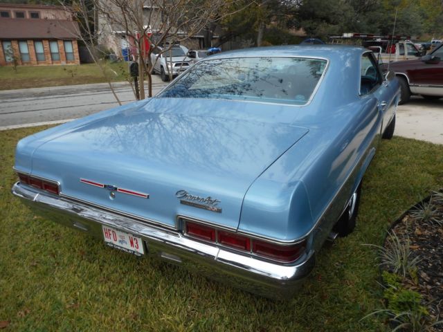 1966 Blue Chevrolet Impala Coupe