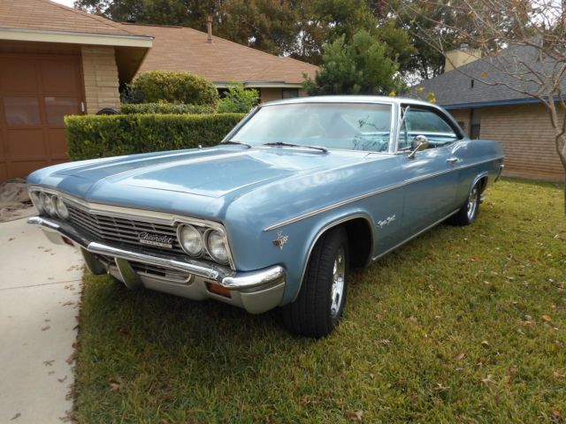1966 Blue Chevrolet Impala Coupe