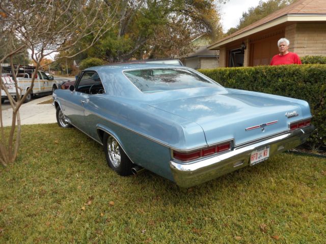 1966 Blue Chevrolet Impala Coupe